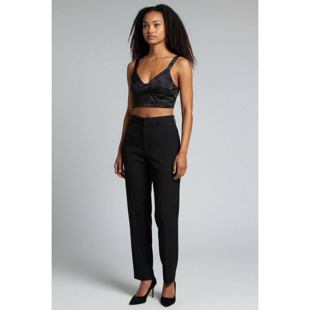 Jason Wu Collection Corset Bra Top in Black NWT Size 6